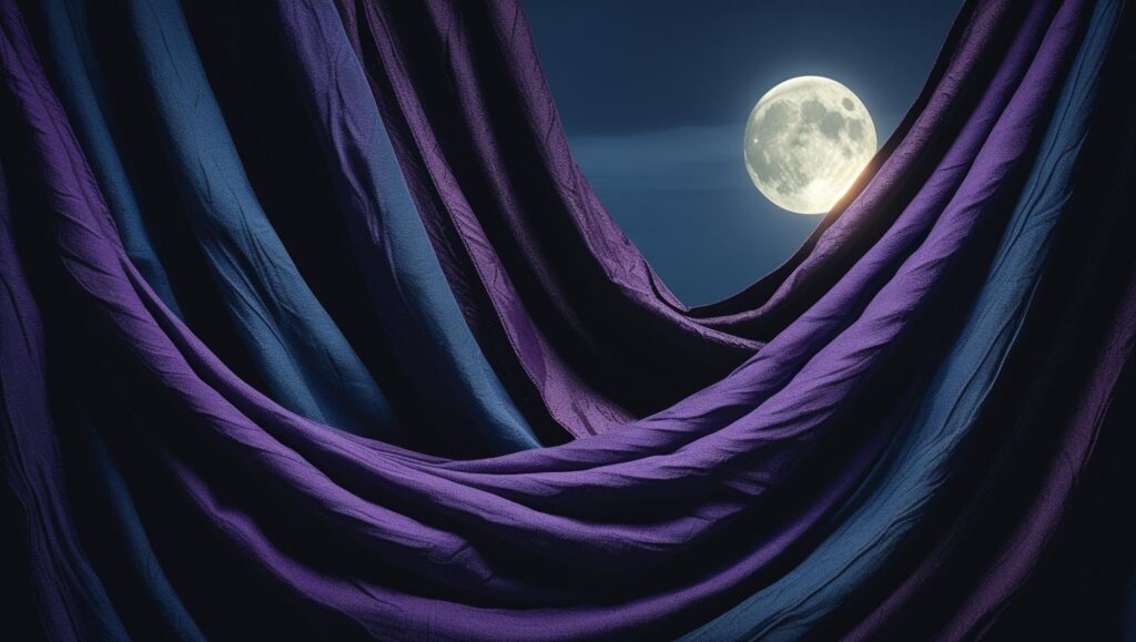 Fabric and the moon